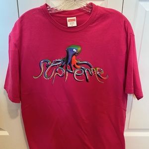 Supreme Tentacles Tee Hot Pink